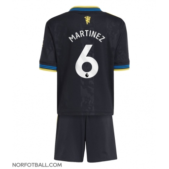 Billige Fotballdrakt Manchester United Lisandro Martinez #6 Replika Tredjedraktsett Barn 2025-26 Kortermet (med bukser)